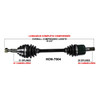 TrakMotive Complete Axle Fits Honda - 216072