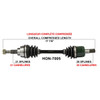 TrakMotive Complete Axle Fits Honda - 216073
