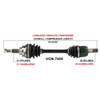 TrakMotive Complete Axle HONDA - 216076