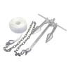 Kimpex Galvanized #8 Cast Iron Fluke Claw Anchor Kit w/100' of Anchor Line 12 lbs - 745035