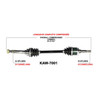TrakMotive Complete Axle Fits Kawasaki - 216079