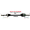TrakMotive Complete Axle KAWASAKI - 216085