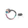 Outside Distributing Key Switch 6-Wire and Male Plug Lock with key - 217093 - 217093