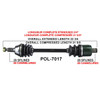 TrakMotive Complete Axle Fits Polaris - 216123