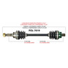 TrakMotive Complete Axle POLARIS - 216125