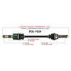 TrakMotive Complete Axle POLARIS - 216134