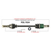 TrakMotive Complete Axle POLARIS - 216138