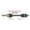 TrakMotive Complete Axle POLARIS - 216140
