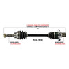 TrakMotive Complete Axle SUZUKI - 216144