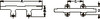 Sea Dog Zinc Open Base Cleat - 700552