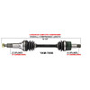TrakMotive Complete Axle Fits Yamaha - 216153
