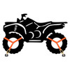 SUPERCLAMP ATV/UTV Tie Down 5200 lbs - 912003