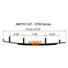 WOODYS Dooly Carbide Runner Plastic Mach Ski - ARCTIC CAT - 463068