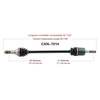 TrakMotive Complete Axle CAN-AM (BRP) - 216234