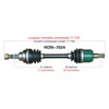 TrakMotive Complete Axle HONDA - 216241