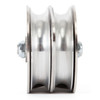 Portable Winch Double Swing Side Pulley with stainless steel plates - 078261