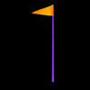 Quake LED Whip Light with Flag - 222649