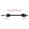 TrakMotive Complete Axle Fits Kawasaki - 216288