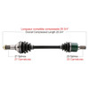 TrakMotive Complete Axle YAMAHA - 216291