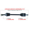 TrakMotive Complete Axle Fits Can-am - 216321