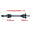 TrakMotive Complete Axle Fits Can-am - 216324