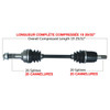 TrakMotive Complete Axle Fits Honda - 216343