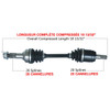 TrakMotive Complete Axle Fits Honda - 216345