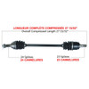 TrakMotive Complete Axle HONDA - 216352