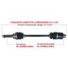 TrakMotive Complete Axle Fits Polaris - 216367