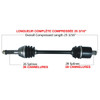 TrakMotive Complete Axle Fits Polaris - 216368