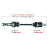 TrakMotive Complete Axle YAMAHA - 216372