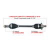 TrakMotiveHD Complete HD Axle ARCTIC CAT - 216463