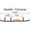 WOODYS Extender Trail III Carbide Runner Rush, IQ Trak, IQ Trak Dual, Accu-trak Dual Runner - Fits Polaris - 463153