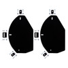 Click N GO CNG 1, 1.5 & 2 Metal Plow Fenders - 373959