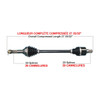 TrakMotiveHD Complete HD Axle KAWASAKI - 216498