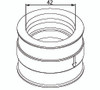 Kimpex Carburetor Adapter Mounting Flange MOTO-SKI, SKI-DOO - 301701