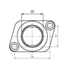 Kimpex Carburetor Adapter Mounting Flange POLARIS - 301712