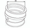 Kimpex Carburetor Adapter Mounting Flange SKI-DOO - 301728