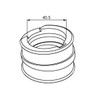 Kimpex Carburetor Adapter Mounting Flange SKI-DOO - 301744