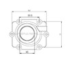 Kimpex Carburetor Adapter Mounting Flange POLARIS - 104605