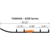WOODYS Trail Blazer IV Carbide Runner Fits Yamaha - 463222