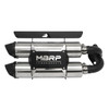 MBRP Powersports PowerTech 4 Slip-on Exhaust Fits Polaris - 080394