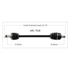 TrakMotive Complete Axle ARCTIC CAT - 216667