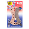 EBC  “R“ Long Life Sintered Brake Pad Sintered metal - Left, Right, Front Right, Front left, Rear Outer - 125013