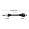 TrakMotive Complete HD Axle KAWASAKI - 216705