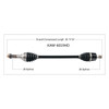 TrakMotive Complete HD Axle KAWASAKI - 216706