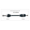 TrakMotive Complete HD Axle Fits Suzuki - 216717