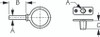 Sea Dog Angle Mount Oarlock Socket - 702854