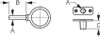 Sea Dog Angle Mount Oarlock Socket - 702854