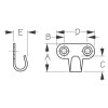 Sea Dog Hammock Hooks - 702865